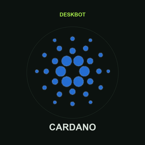 Cardano (ADA) logo on the DeskBot auto trading bot product tile