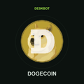 Dogecoin (DOGE) logo on the DeskBot auto betting bot product tile