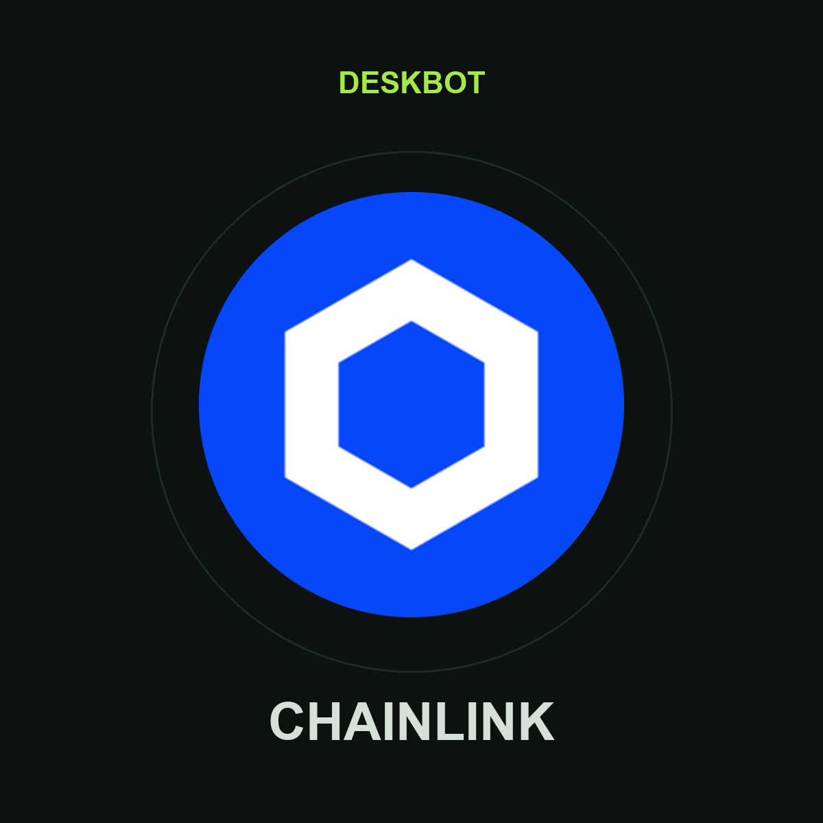 Chainlink (LINK) logo on the DeskBot auto betting bot product tile