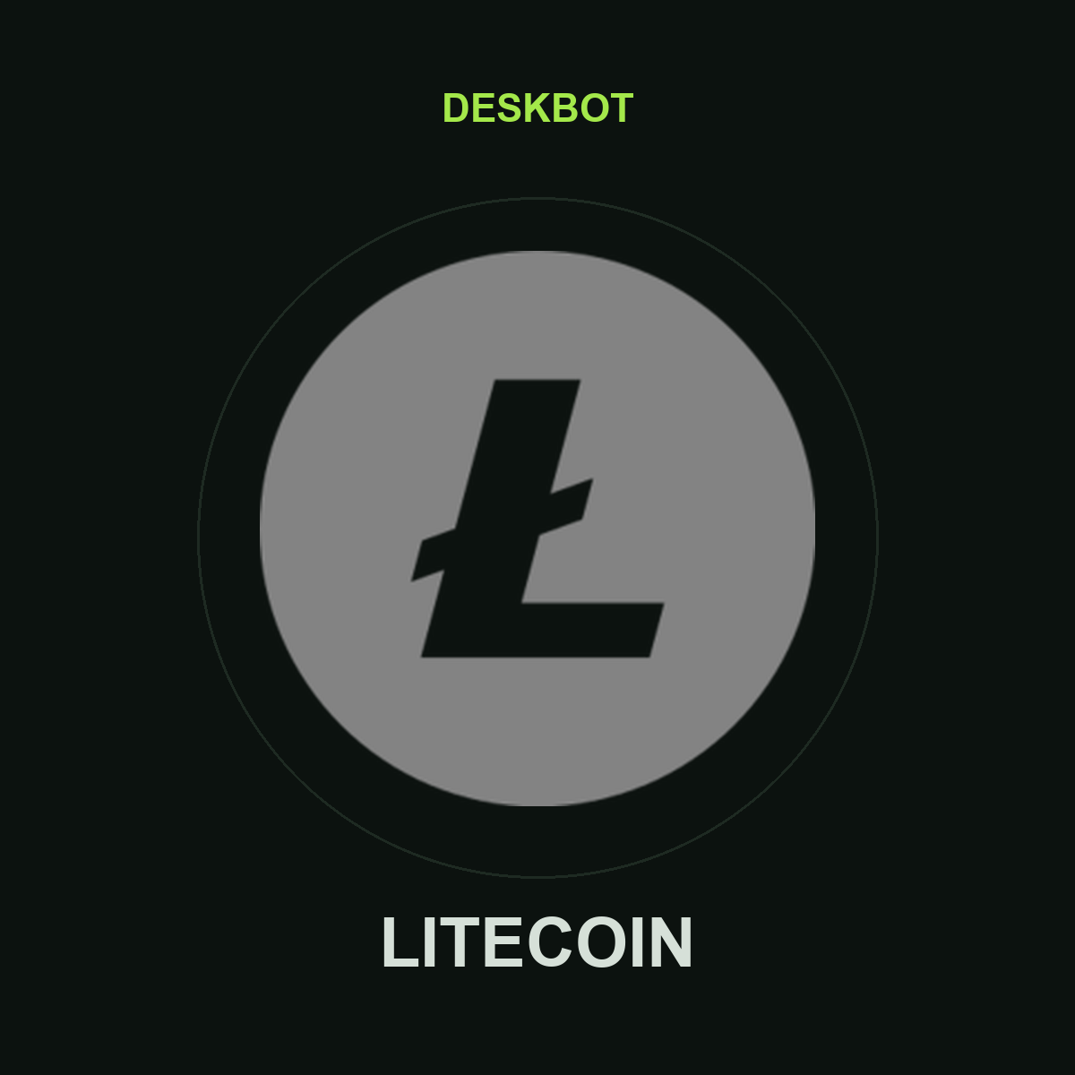 Litecoin (LTC) logo on the DeskBot auto betting bot product tile