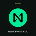 NEAR Protocol (NEAR) logo on the DeskBot auto betting bot product tile