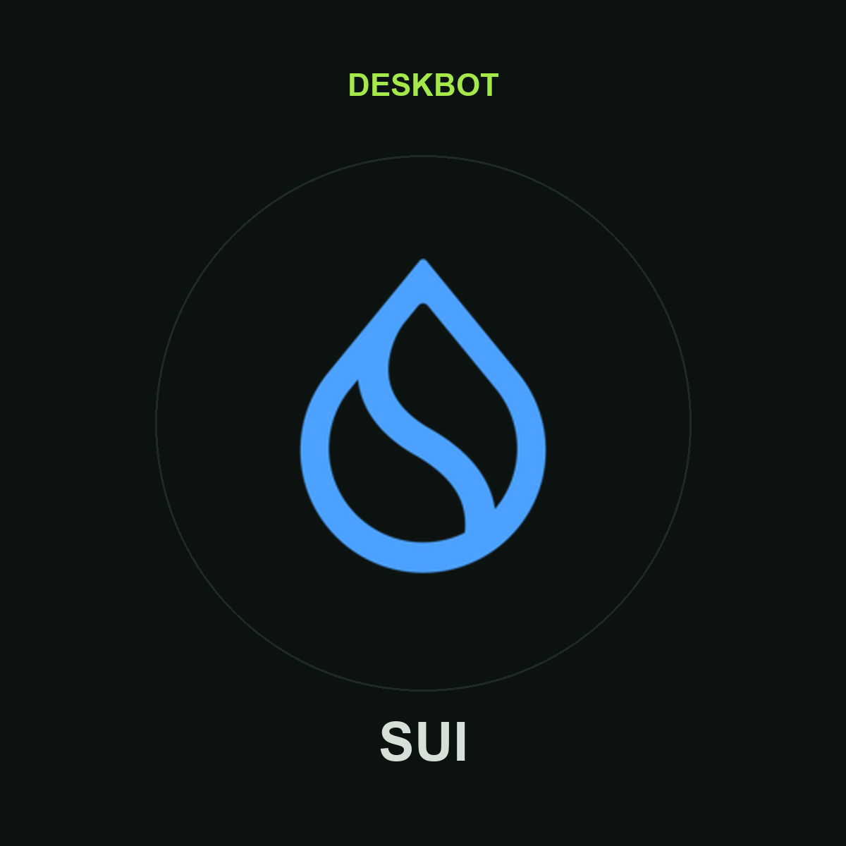 Sui (SUI) logo on the DeskBot auto betting bot product tile