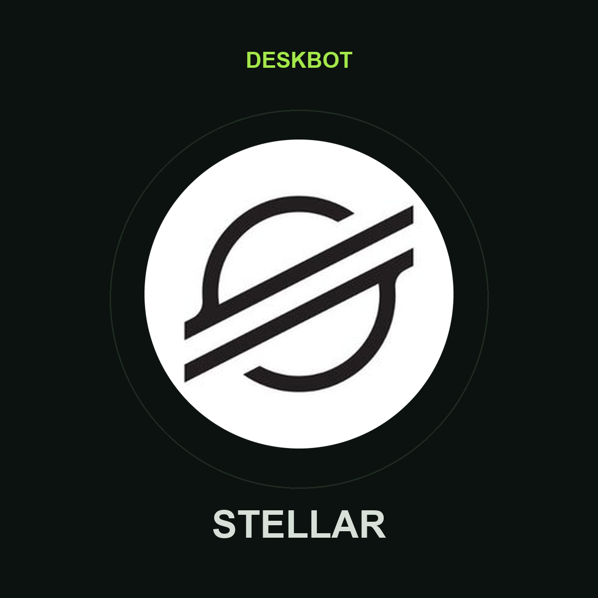 Stellar (XLM) logo on the DeskBot auto betting bot product tile