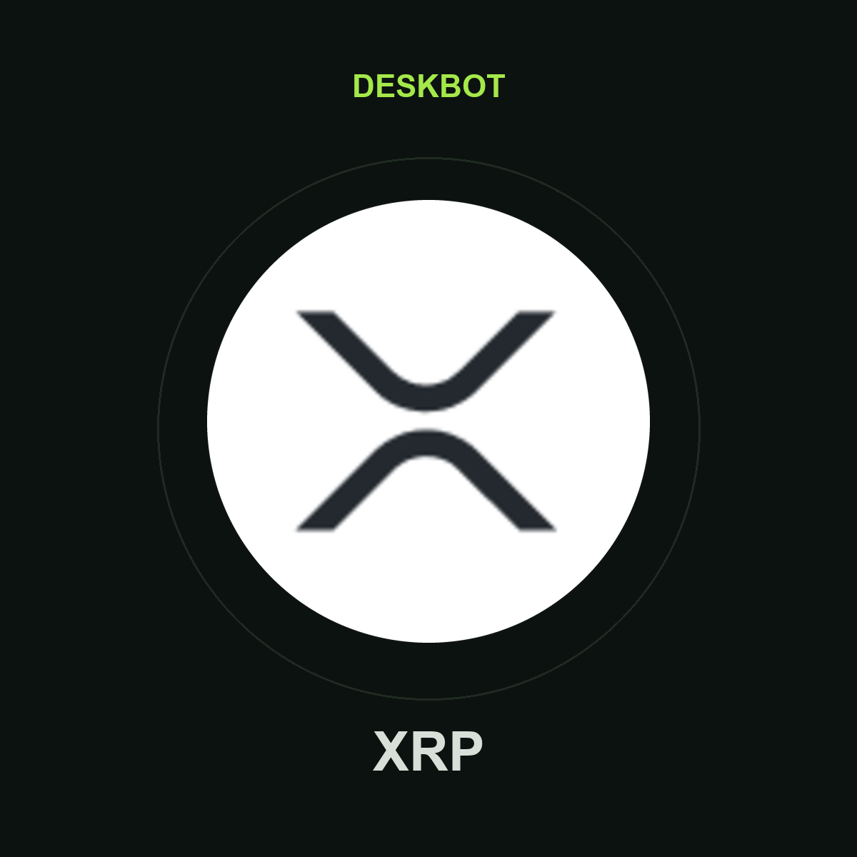 XRP (XRP) logo on the DeskBot auto betting bot product tile