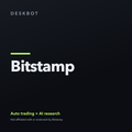 Bitstamp logo on the DeskBot auto trading bot product tile