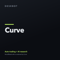 Curve logo on the DeskBot auto trading bot product tile
