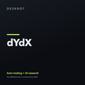 dYdX logo on the DeskBot auto trading bot product tile