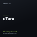 eToro logo on the DeskBot auto trading bot product tile