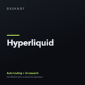Hyperliquid logo on the DeskBot auto trading bot product tile
