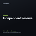Independent Reserve logo on the DeskBot auto trading bot product tile