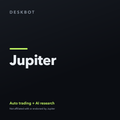 Jupiter logo on the DeskBot auto trading bot product tile
