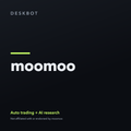 moomoo logo on the DeskBot auto trading bot product tile