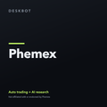 Phemex logo on the DeskBot auto trading bot product tile