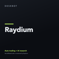 Raydium logo on the DeskBot auto trading bot product tile