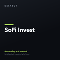 SoFi Invest logo on the DeskBot auto trading bot product tile