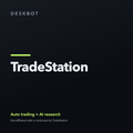 TradeStation logo on the DeskBot auto trading bot product tile