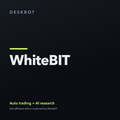WhiteBIT logo on the DeskBot auto trading bot product tile